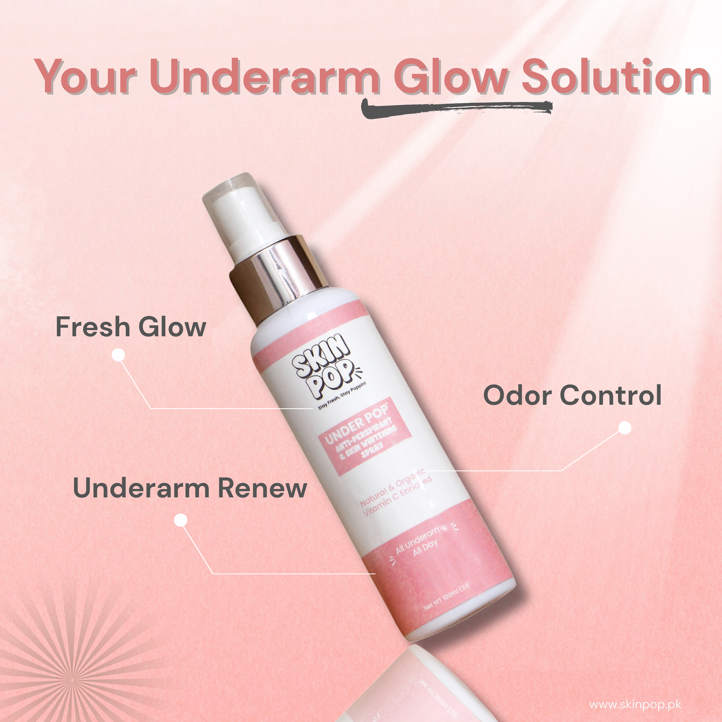 Underarm Brightening & Odor Spray