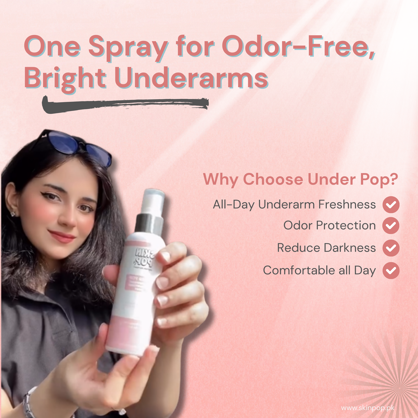 Underarm Brightening & Odor Spray